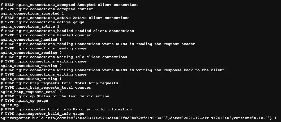 檢查 Nginx 以及 nginx-prometheus-exporter 的設定