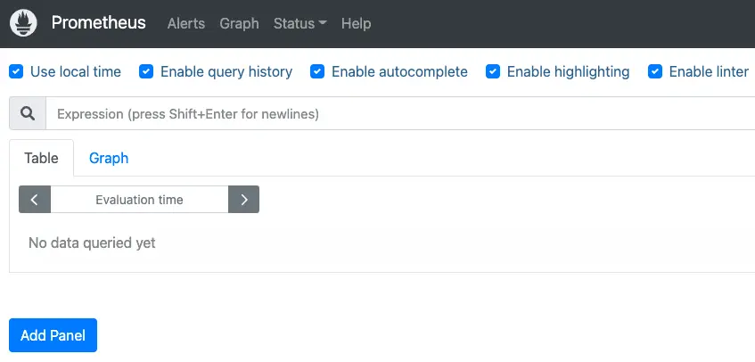 Prometheus 內建的圖形化介面