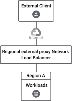 Regional external Proxy Network Load Balancer
