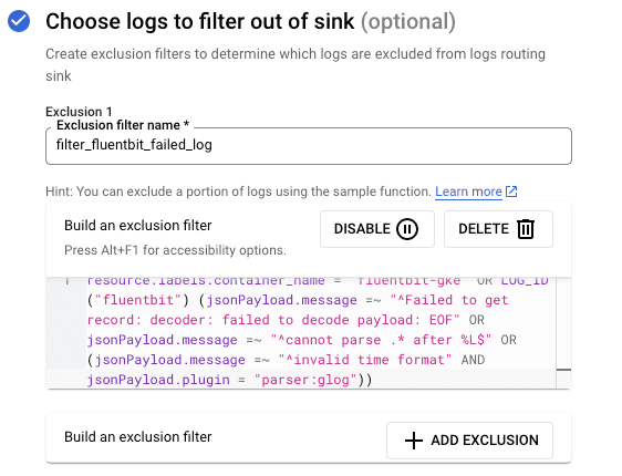 新增要過濾的 LOG 格式