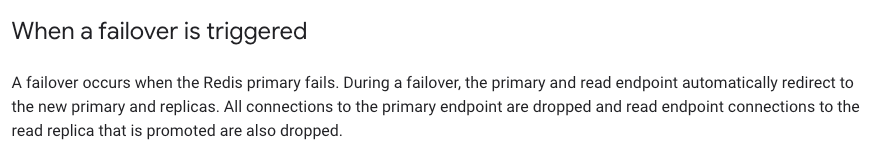 when a failover is triggered