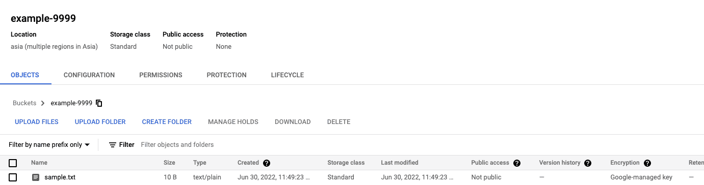 Upload sample.txt fiiles