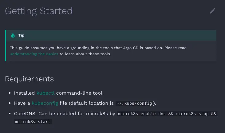 ArgoCD 使用必要條件