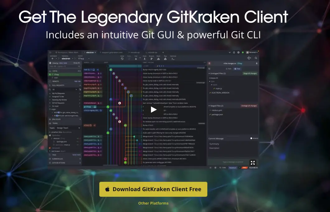 Git GUI 工具 (Gitkraken)