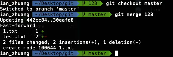 Git merge