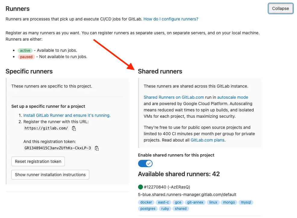 GitLab CI/CD 共享 Runner