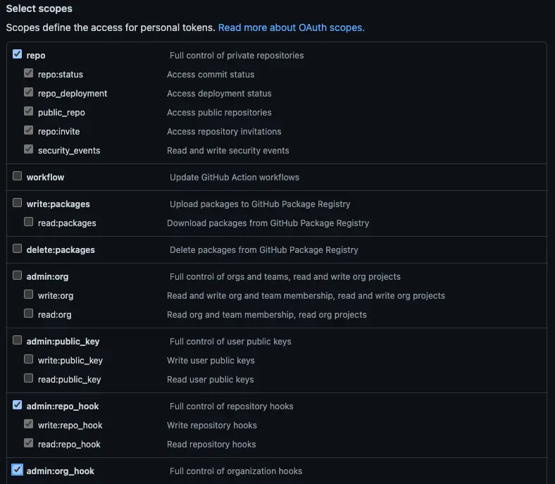 GitHub hook trigger for GITScm polling 設定