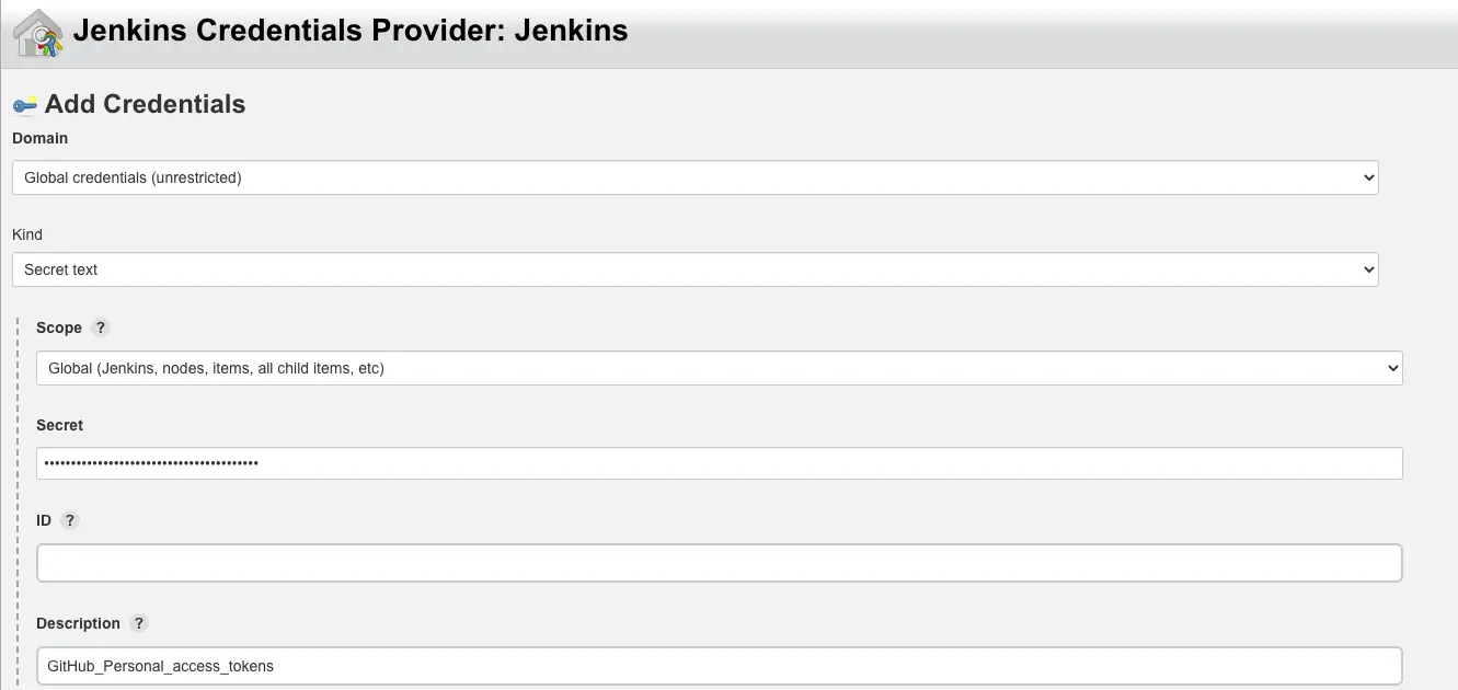 GitHub hook trigger for GITScm polling 設定