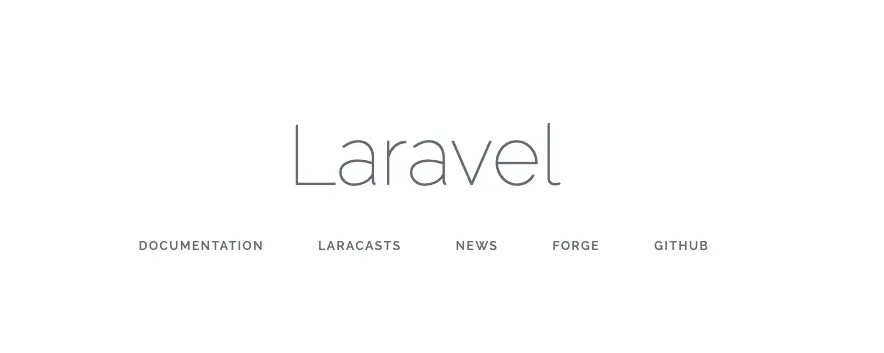 Laravel 預設首頁