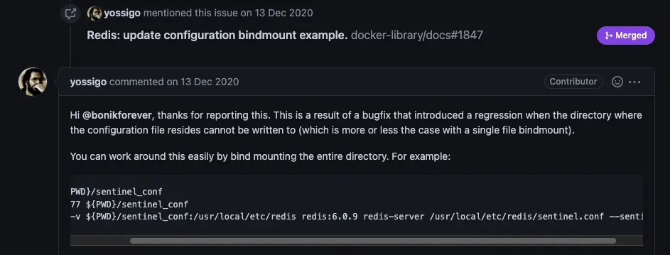 redis WARNING 錯誤訊息 github issus
