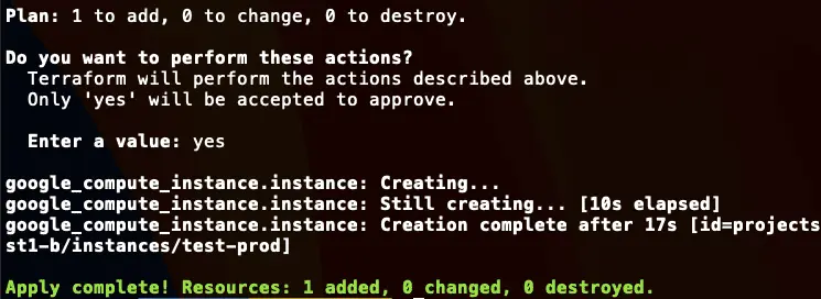 原先 terraform apply 結果